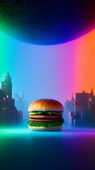 holy hamburger, generated by generative ai