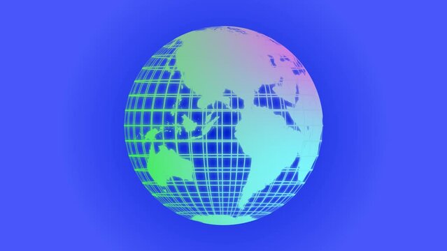 3d earth animation Digital earth map animated . Animated earth globe spinning