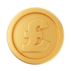 3d coin euro gold icon illustration render