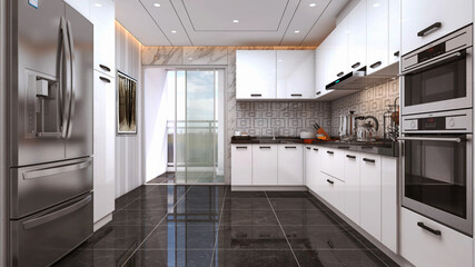 Stylish Kitchen Room House Interior design