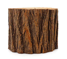 One large tree stump.