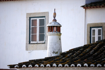 Chimenea típica portuguesa, Óbidos