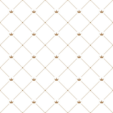 Seamless pattern of crown and lines for texture, textiles, packaging, simple backgrounds and creative design