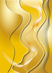 Vorlage weibliche Formen Gold