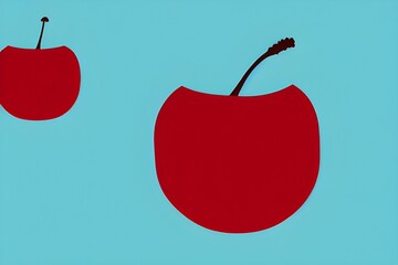 Chill Out with the Coolest Cherry in Ice Vector Art