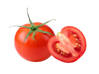 Tomato isolated on  transparent png