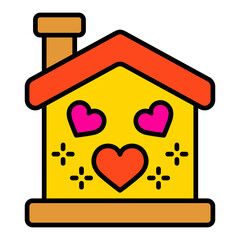 Home Filled Line Icon