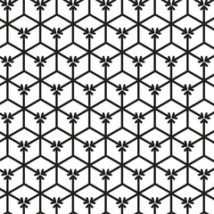 Pattern Design. seamless pattern. Vector seamless pattern. Modern stylish texture with monochrome trellis.Geometric Pattern Design
