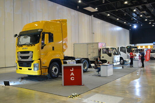 Isuzu Giga Semi Truck At Transport And Logistics Show In Pasay, Philippines