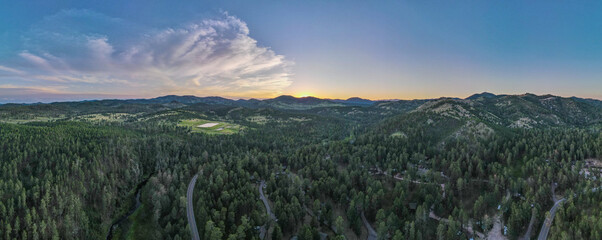 South Dakota Black Hills Nation Forest Aerial Drone Photos