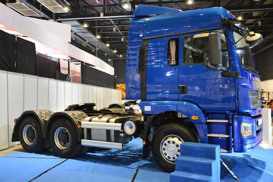 Shacman H3000 Semi Truck At Transport And Logistics Show In Pasay, Philippines