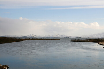 Fototapeta premium Pingvellir Iceland Golden Area Landscape