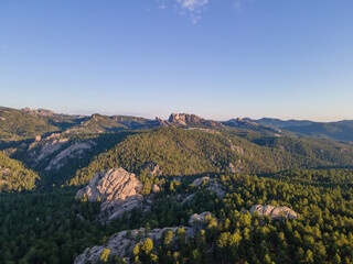 Fototapeta premium South Dakota Black Hills Nation Forest Aerial Drone Photos