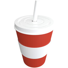 3d Coke icon, for UI, poster, banner, social media post. 3D rendering