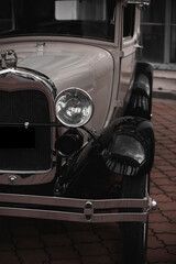 Retro car. Old classic car.car ford.retro car