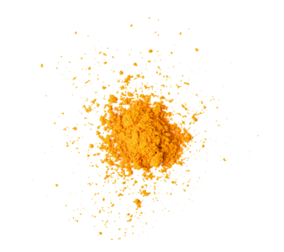 turmeric powder on transparent png