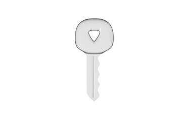 key isolated on white background