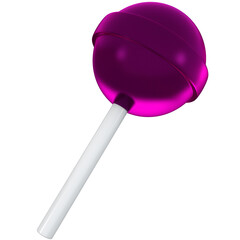 Lollipop 3d icon, for UI, poster, banner, social media post. 3D rendering