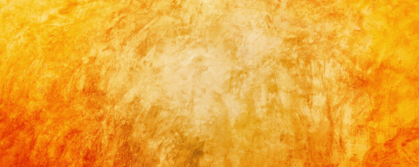 Orange cement texture wall banner background