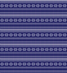 beautiful blue seamless knitted pattern