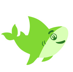 cute shark animal cartoon