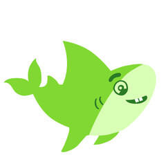 cute shark animal cartoon
