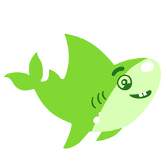 cute shark animal cartoon