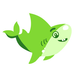 cute shark animal cartoon