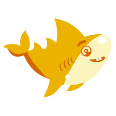 cute shark animal cartoon