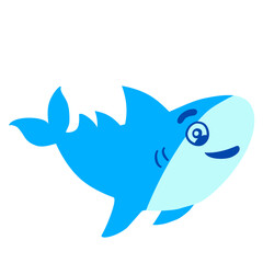 cute shark animal cartoon