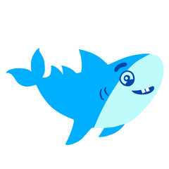 cute shark animal cartoon