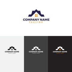 Real estate logo template