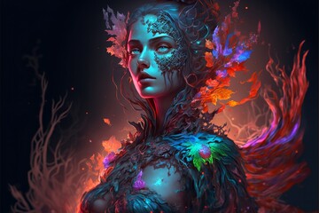 Fantasy RGB Art - Generative AI