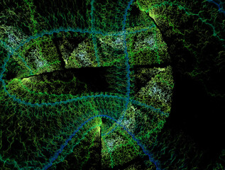 Obraz premium Imaginatory fractal abstract background Image