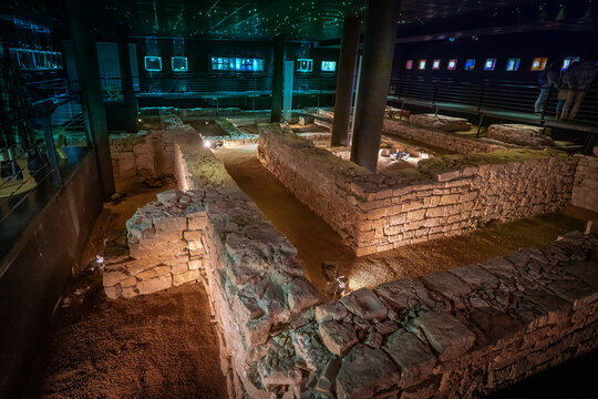 Remains of Roman Sanctuary of Isis and Magna Mater Interior - Mainz, Germany
