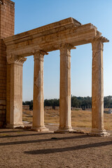 Fototapeta premium Sardis was the capital of the flourishing Lydian kingdom of the 7th century bce and was the first city where gold and silver coins were minted. From about 560 to about 546 Sardis was ruled by Croesus.