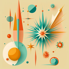 Obraz premium illustration background graphics geometry