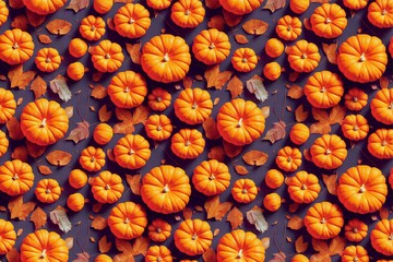 pumpkin seamless pattern texture
