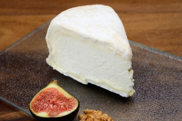 Delice de Bourgogne French cow's milk cheese from Burgundy region of France