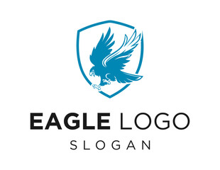 Logo about Eagle on a white background. created using the CorelDraw application.