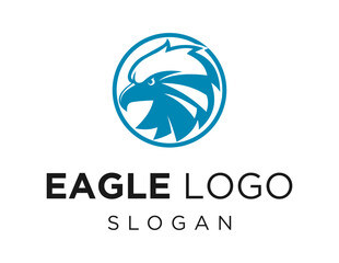 Fototapeta premium Logo about Eagle on a white background. created using the CorelDraw application.