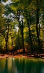 Obraz premium Woodland Bush
