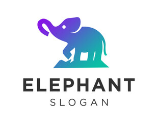Logo about Elephant on a white background. created using the CorelDraw application.