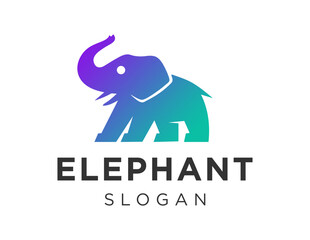Logo about Elephant on a white background. created using the CorelDraw application.