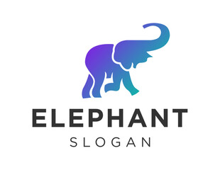 Logo about Elephant on a white background. created using the CorelDraw application.