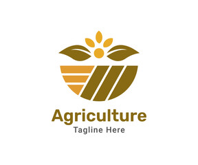 Agriculture logo design company. Modern logo for company