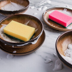 Duty Scrub Sponge-12Count, Sponges for Dishes, Heavy Duty Cellulose Sponge, Cleans Fast Without Scratching, Cleaning Sponges for Everyday Jobs for Dishes, Pots, Pans