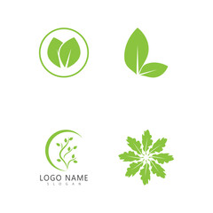 Leaf and Shutter Lens Aperture for Nature Photographer logo design inspiration