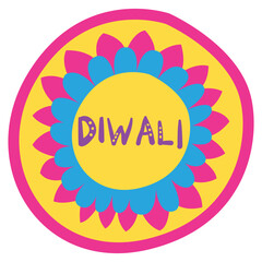 Diwali 2 Diwali Sticker Color 2D Illustration