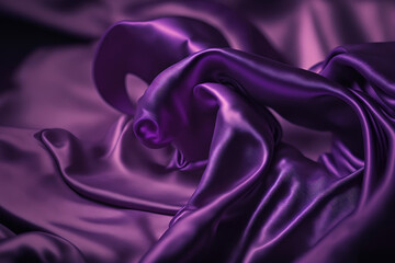 purple silk made by generative ai